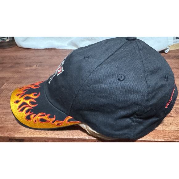 PBR Professional Bull Riders Embroidered Hat Ball Cap Black Adjustable One Size - Picture 2 of 6